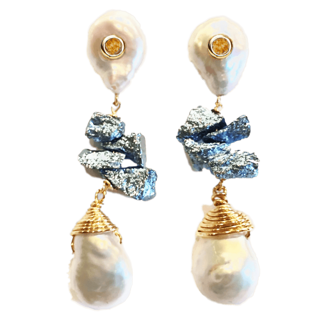Handmade Jewelry - Penelope's Garden, Earrings - Caona Design